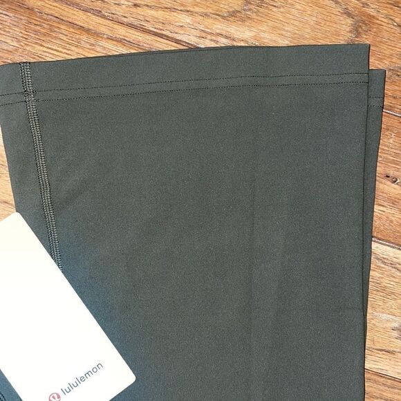 LULULEMON Groove Pant Flare High Waist army Green olive NULU size 4 perfect NWT - Picture 7 of 11